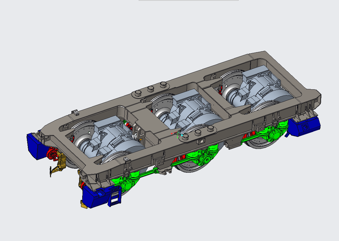 HXD3电力机车转向架SW模型
